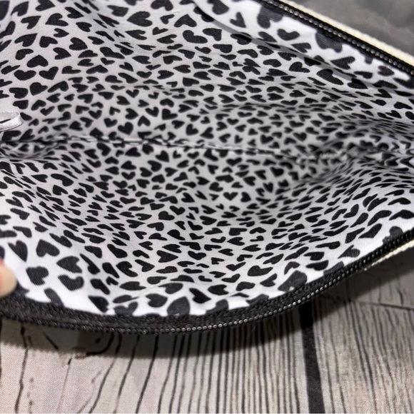 Brighton Canvas Zip Top Love Pouch, Cosmetic Case - Picture 4 of 5